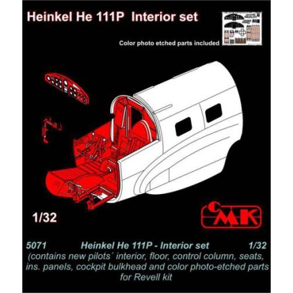 56066 1 1 32 heinkel he 111p interior set for rev
