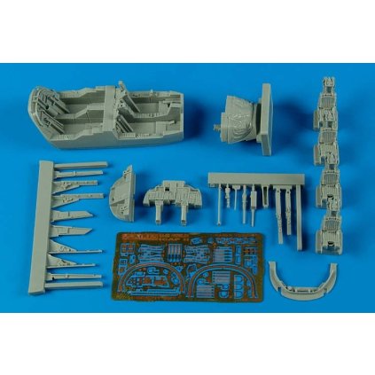 33092 1 1 72 ea 6b prowler icap 2 cockpit set late version hasegawa