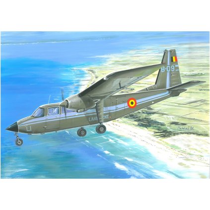 16943 1 1 48 britten norman bn 2a islander belgian army valom