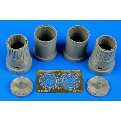 26447 1 26447 1 72 su 30mkk flanker g exhaust nozzles trumpeter