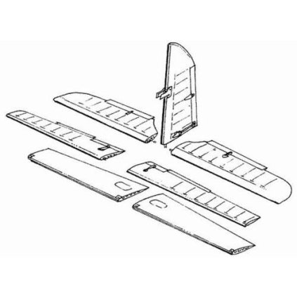 20960 1 1 48 me 410 b control surfaces set for rev mon