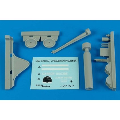 29612 1 1 32 usaf flightline 50 lb co2 extinguisher wheeled