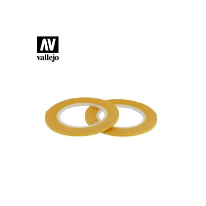 55904 1 55904 22968 vallejo hobby tools masking tape 2mmx18m t07003