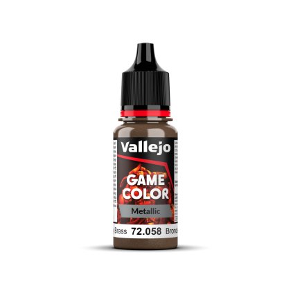 8969 1 vallejo game color 72058 brassy brass 18 ml