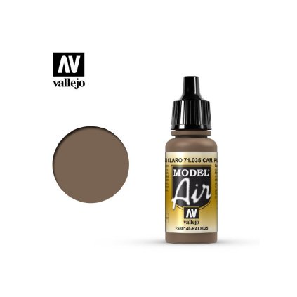 14036 1 vallejo model air 71035 camouflage pale brown 17ml