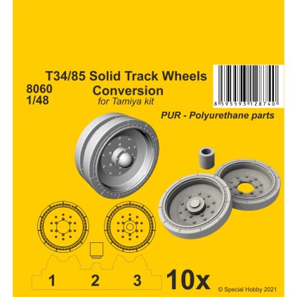 25139 1 1 48 t34 85 solid track wheels conversion set
