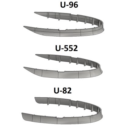 13601 1 13601 34746 166 sku correction set 3 versions for dkm type vii c u boat border model