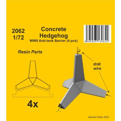 31307 1 72 concrete hedgehog wwii anti tank barrier 4 pcs