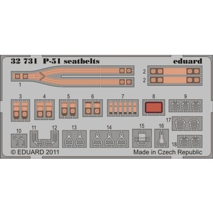 78620 1 32 p 51 seatbelts for tamiya kit