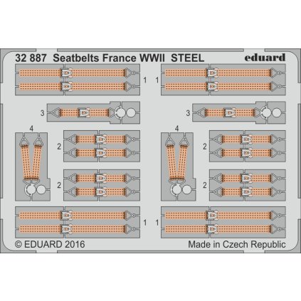 50243 1 1 32 seatbelts france wwii steel