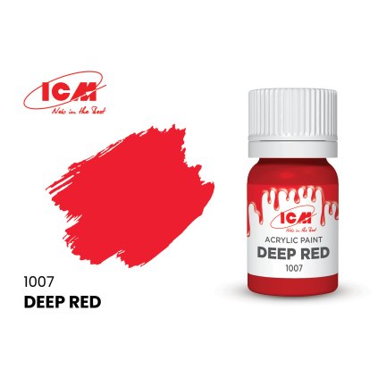 33998 1 33998 icm deep red bottle 12 ml