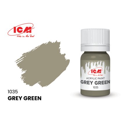 20474 1 20474 icm grey green bottle 12 ml