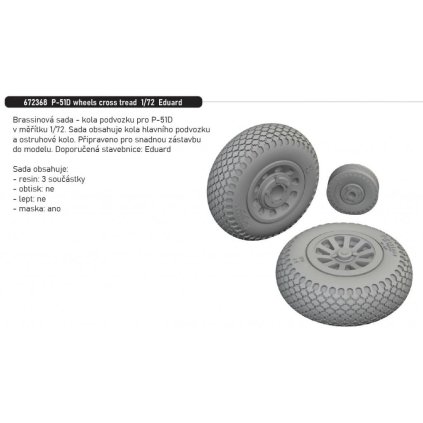 6674 p 51d wheels cross tread 1 72 recommended for eduard