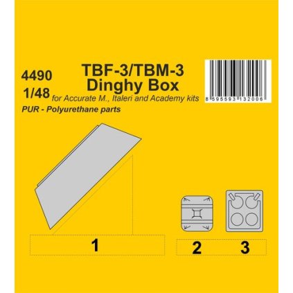 20585 1 1 48 tbf 3 tbm 3 avenger dighy box