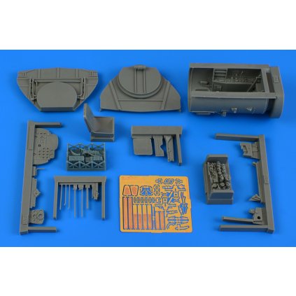 83074 1 32 me 262a 1a a 2a cockpit set for revell kit