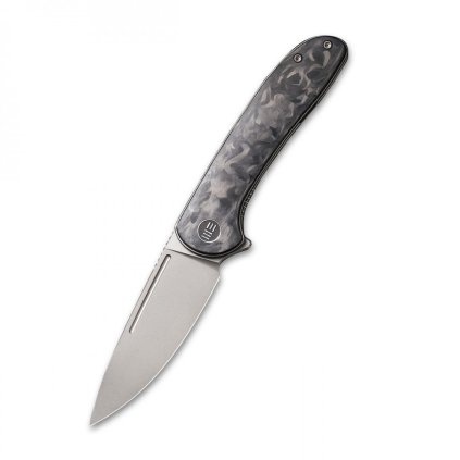 5505 premiovy nuz we knife saakshi s rukojeti z uhlikovych vlaken a cepeli stonewashed