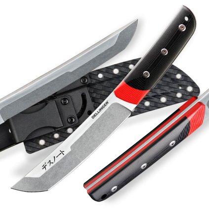 13263 8 moderni bojovy nuz tanto dellinger memento mori kydex red 3