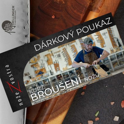 19958 tisteny poukaz na kurz brouseni nozu zacatecnik