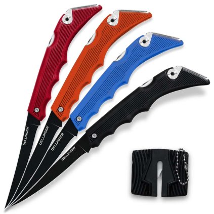 Nůž zavírací Dellinger flexi filetovací 140 mm - ocel 3Cr13 (Barva Černý)