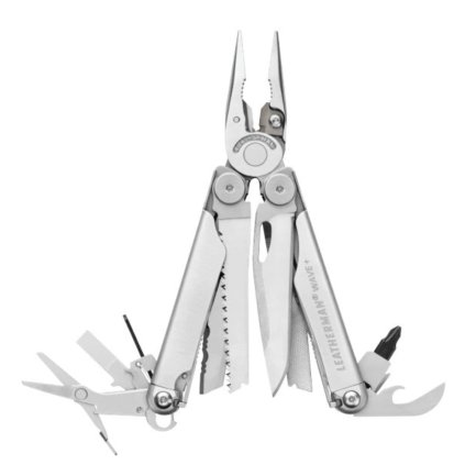 54538 leatherman multitool wave plus silver 832524 1