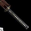 5097 6 rakku japanese katana t 10 steel yokote suguha hamon