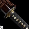 5097 7 rakku japanese katana t 10 steel yokote suguha hamon