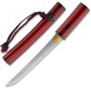 5241 9 sberatelska replika japonskeho tanto omanko shira saya s realnou linii hamon a cervenou pochvou b