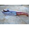 4569 9 myslivecky damaskovy nuz dellinger damask skinner mahagony pro outdoor a bushcraft j