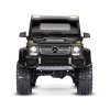 88296 4 TRX 6 Mercedes 6x6 BLACK frontview