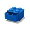 LEGO stolní box 4 se zásuvkou černý