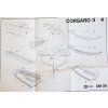 COREL Corsaro II plachetnice 1:24 kit