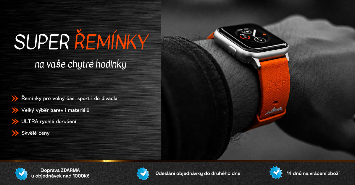 Řemínky na chytré hodinky všech značek