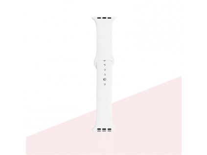 Silikonový řemínek pro Apple Watch bílý