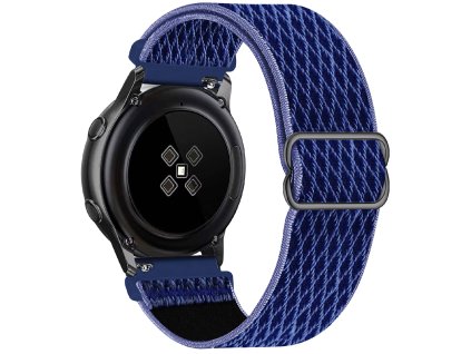 Elastický nylonový řemínek tmavě modrý 22mm