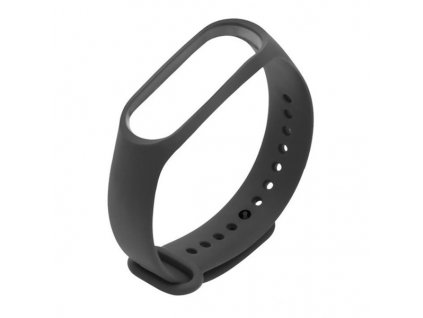 Tmavě šedý řemínek pro Xiaomi Mi Band 3 a Xiaomi Mi Band 4