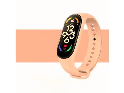 Světle růžový řemínek pro Xiaomi Mi Band 7