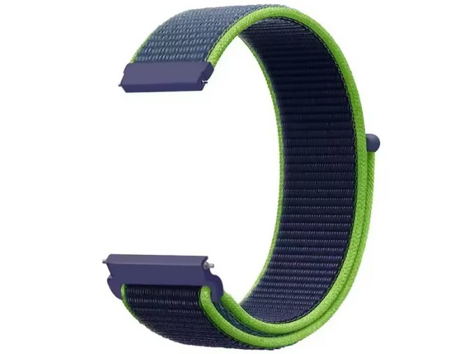 Modro zelený nylonový řemínek 22mm