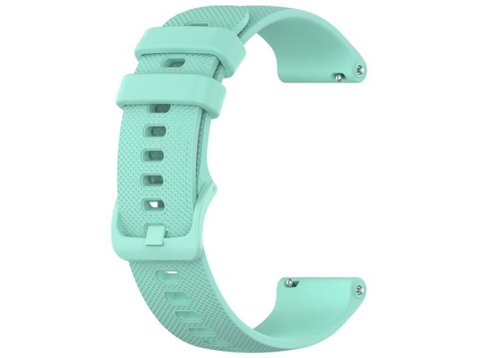 Tyrkysový sportovní silikonový řemínek 18mm