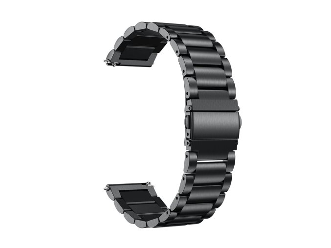 Černý kovový řemínek 20mm