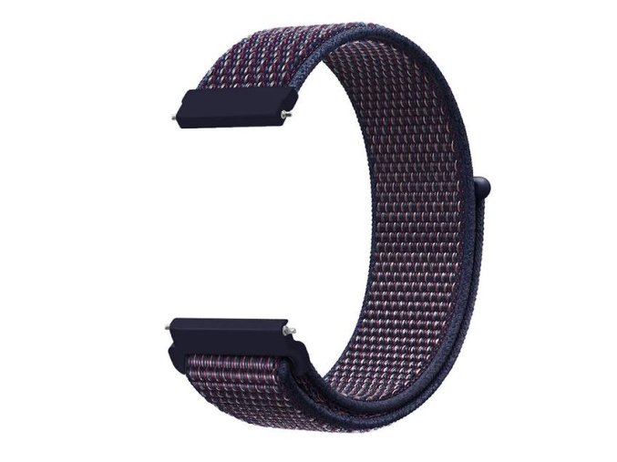 Modrý nylonový řemínek 22mm