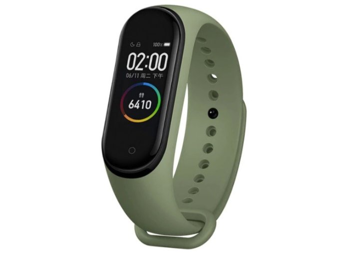 Tmavě zelený řemínek pro Xiaomi Mi Band 3 a Xiaomi Mi Band 4