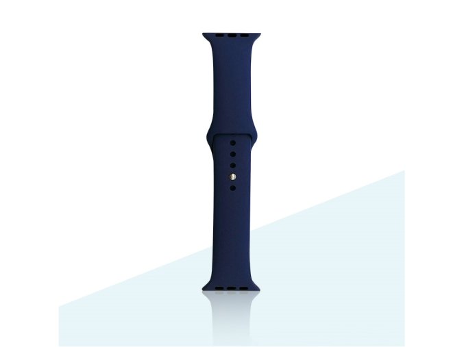 Silikonový řemínek pro Apple Watch Tmavě modrý