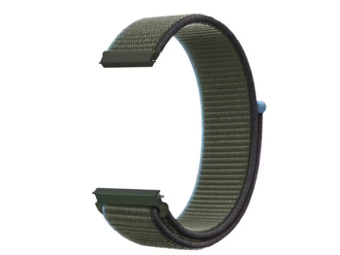 Zeleno modrý nylonový řemínek 22mm