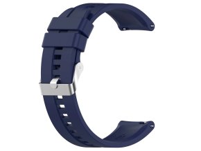 Silikonový řemínek 20mm - Tmavě modrý