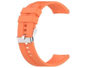 Silikonový řemínek 20mm - Oranžový