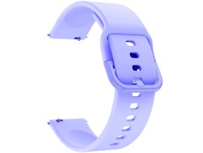 Světle fialový silikonový řemínek 20mm