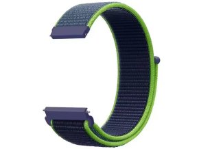 Modro zelený nylonový řemínek 20mm