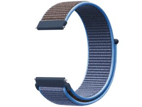 Modro šedý nylonový řemínek 20mm