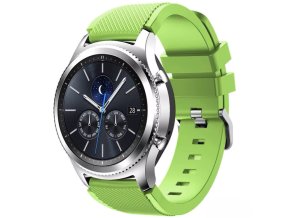 Silikonový řemínek zelený 22mm