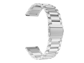 Stříbrný kovový řemínek 22mm